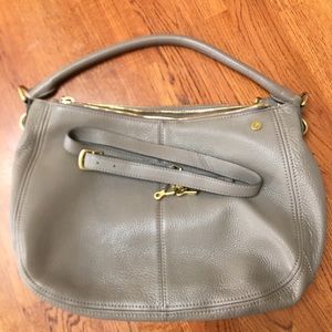 J Crew Biennial Hobo Pebbled Leather Bag
